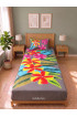 Hand Painted Rayon Bedsheet Set Single Size